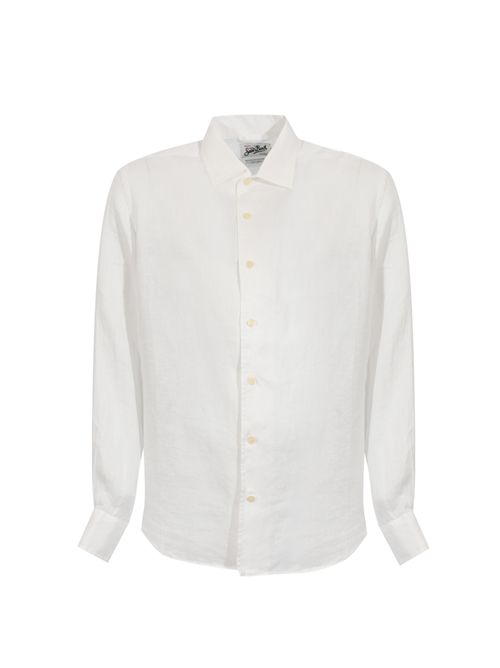 Camicia Raphael in lino White Mc2 Saint Barth | RPH000101457L